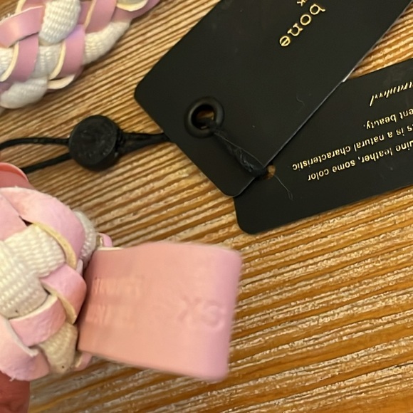 RAG & BONE NWT Baby Boyfriend Woven Belt - Peony- Size XS - Picture 6 of 9